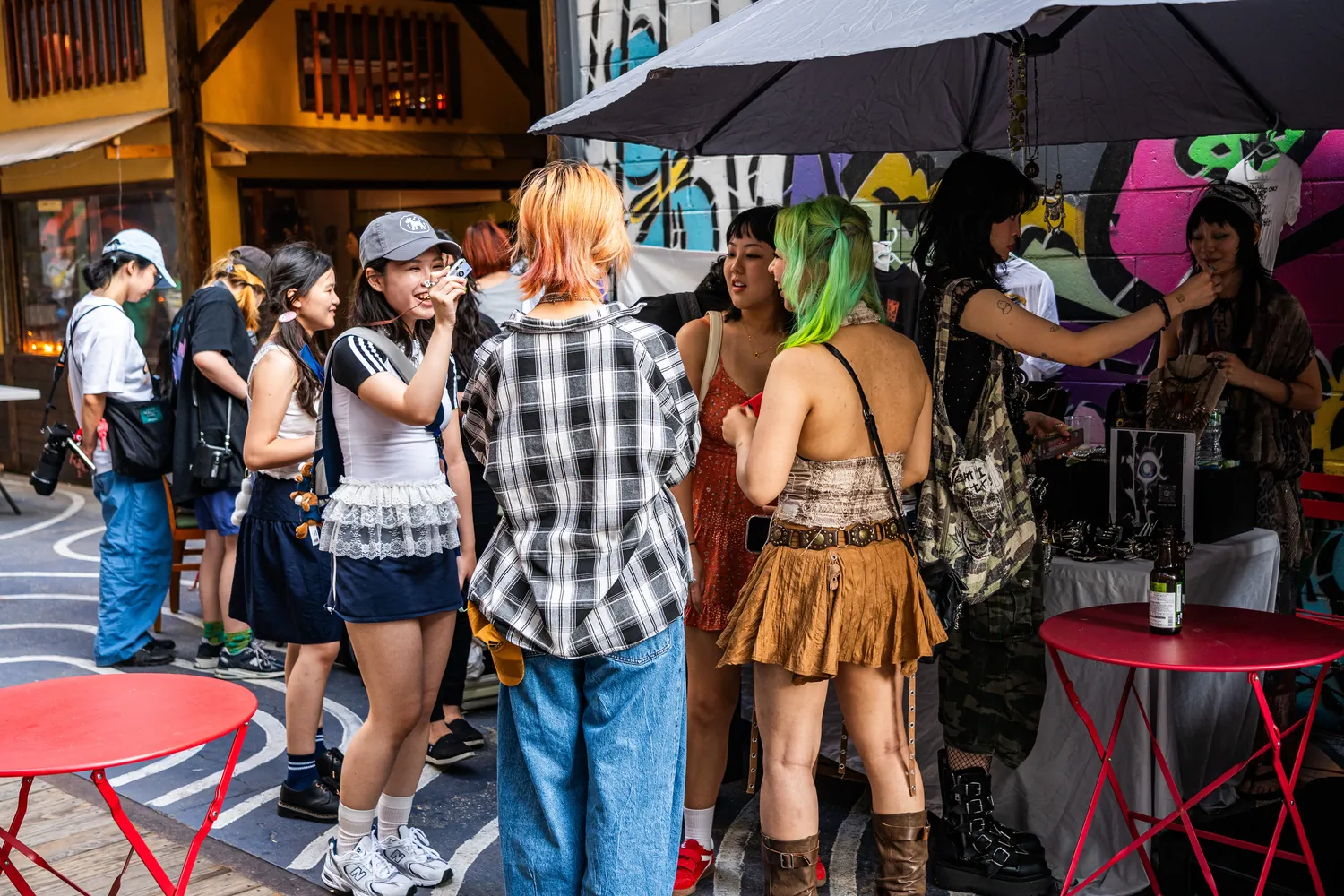 Festival community and market at Vol. 1